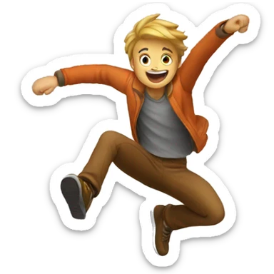 jumps  sticker