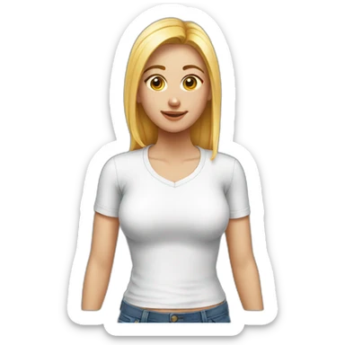 white-college-girl-wet-shirt sticker