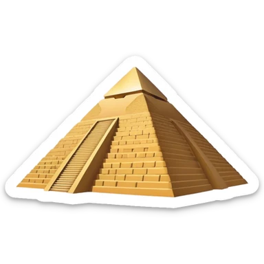 The Great Pyramid of Giza, no frame sticker