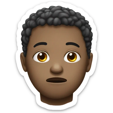 sad injured fro sticker