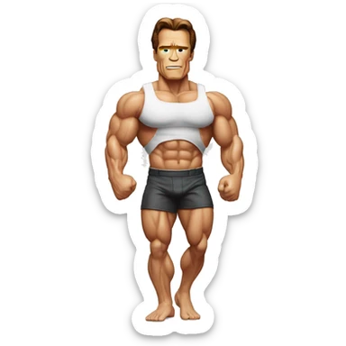 arnold schwarzenegger physique sticker