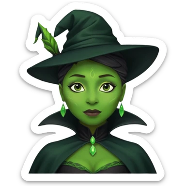 Elphaba wicked movie Cynthia erivo sticker