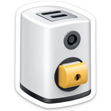white pencil sharpener sticker
