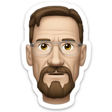 leo messi as walter white sticker