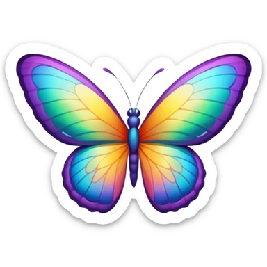 Butterflies in stomach sticker