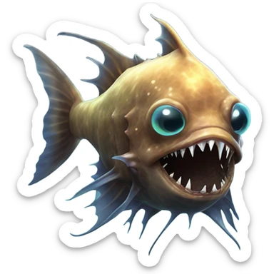 Anglerfish sticker