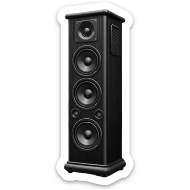 speaker tower sticker