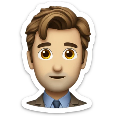 Tennant doctor who sticker