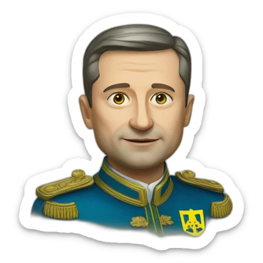 zelenskiy president of Ukraine sticker