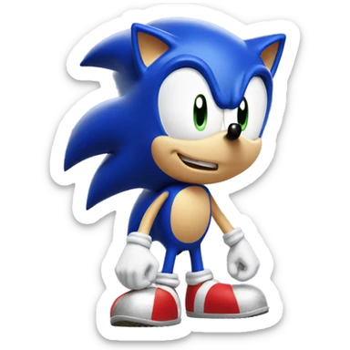 Sonic the hedgehog  sticker