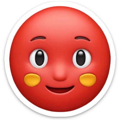 red minus emoji  sticker