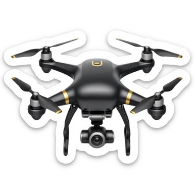 emoji drone DJI sticker