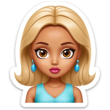 A bratz doll sticker