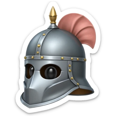 Medieval Helmets with mouse sticker
