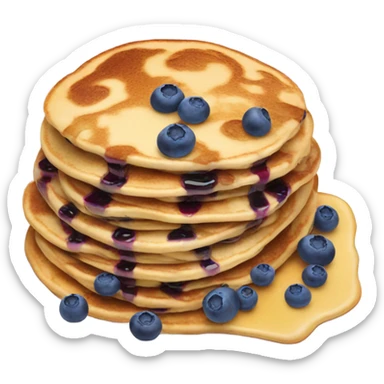 blueberry pancake sticker