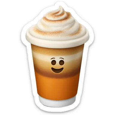 pumpkin spice latte sticker