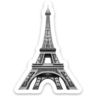 eiffel tower sticker