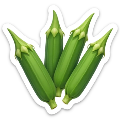 okra sticker