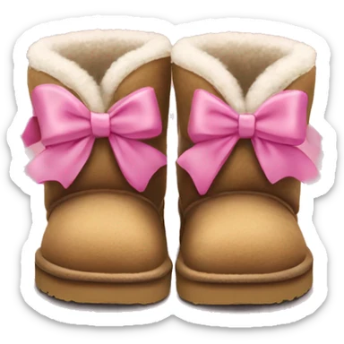 uggs with bows sticker