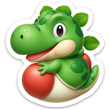yoshi vers cute plus mignon sticker