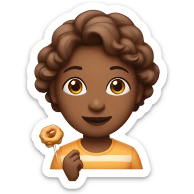 Confeiteira com um pirulito  sticker