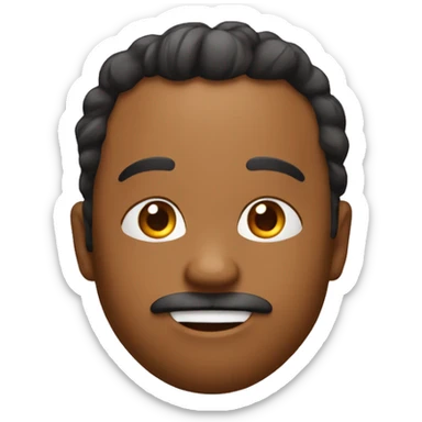 Emoji chat qui a des yeu en cœur et fait un bisous  sticker