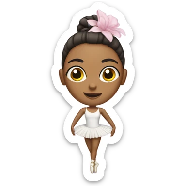 Female ballet dancer  sticker