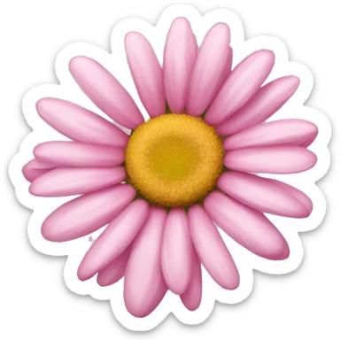 pink daisy sticker