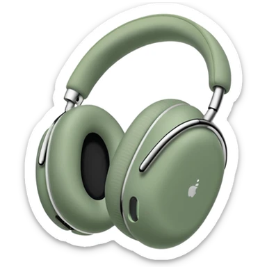 sage sgreen AirPods max  sticker