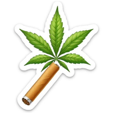weed joint sticker