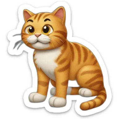 Endrout Garfield sticker