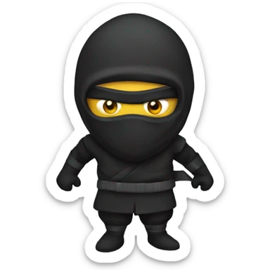 poisson ninja sticker