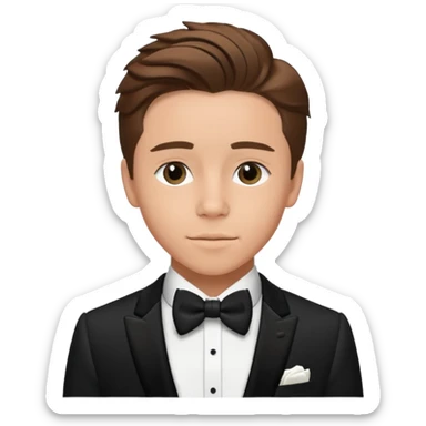 brooklyn beckham at wedding sticker