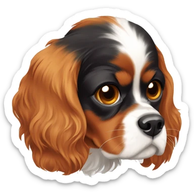 cavalier king charles spaniel sticker