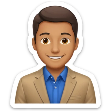 sports management man sticker