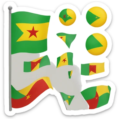 Amazigh flag sticker
