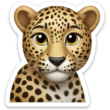 Leopard  sticker