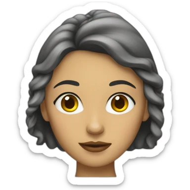 Femme voilée sticker