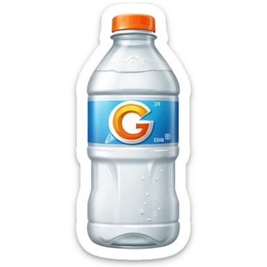 White Gatorade  sticker