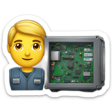 .NET it electronic mechanic sticker