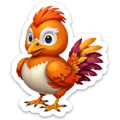 virginia tech mascot sticker