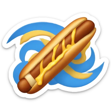 A eternal corndog sticker