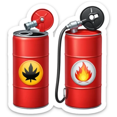 diesel gasolina sticker