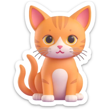 kitten sticker