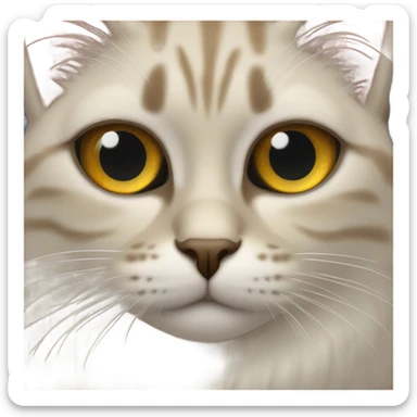 gato a piscar o olho sticker