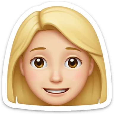 Smile and shy and cry sticker