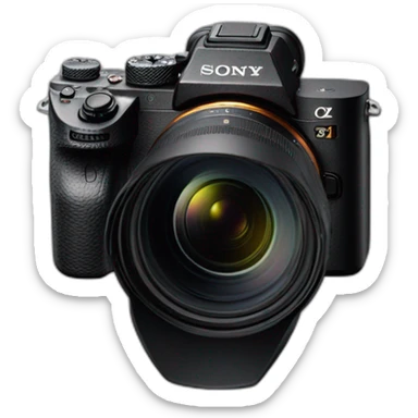 Sony a7iii camera with Tamron 17-28mm lens sticker