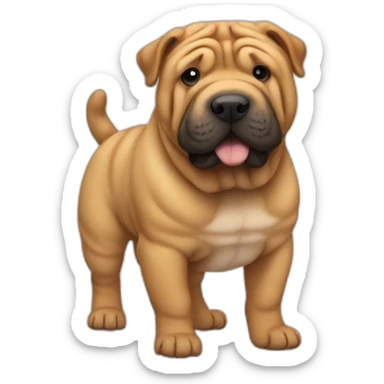 sharpei sticker