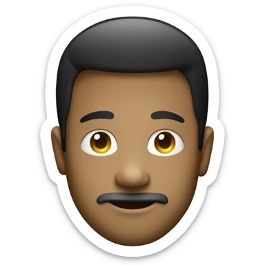 Create a vip emoji with  black oval background sticker