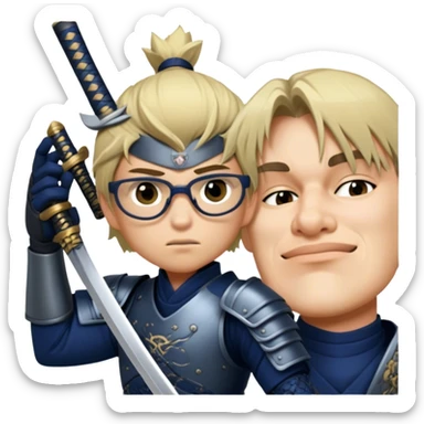 Warrior Samurai sticker